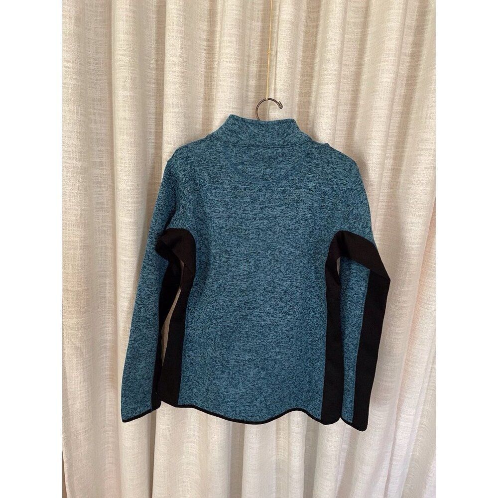 MNY Marc New York Andrew Marc Women's Knit Sweater/Jacket, H. Teal, Medium - Picture 3 of 10